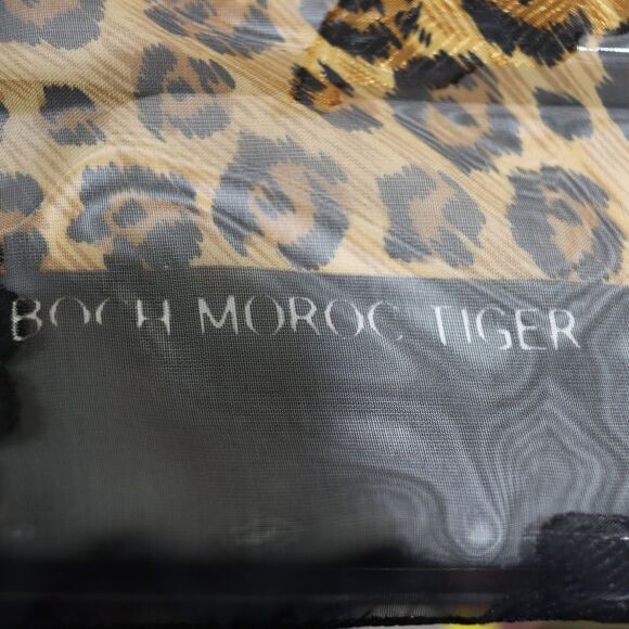 Boch Morac Tiger Sheer Animal Print Carol Baskin Tiger King Old Money Scarf - Picture 5 of 12